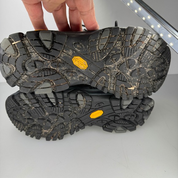 Merrell Moab 3 Waterproof Mens 8 W Granite Gray Vibram Low Hiking Trail Shoes main image 7